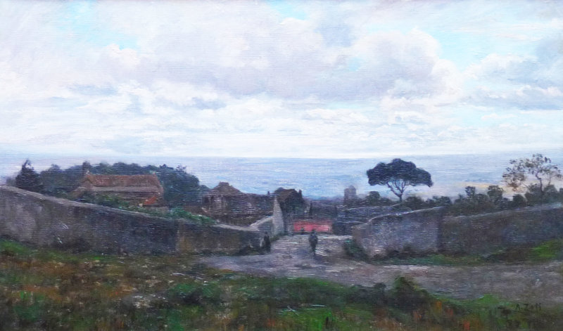 Alfred Zoff, Gemälde, An der Adria