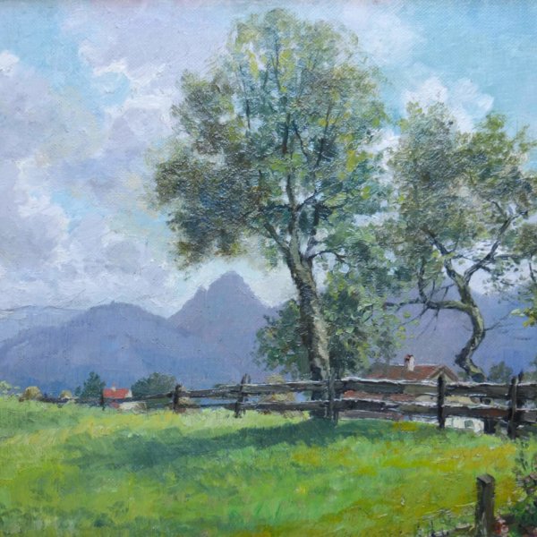 Therese Schachner Gemälde, Landschaft