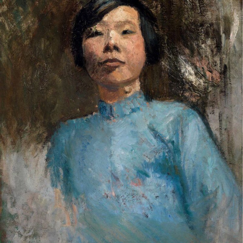 Wilhelm Thöny, Gemälde, Portrait einer Chinesin