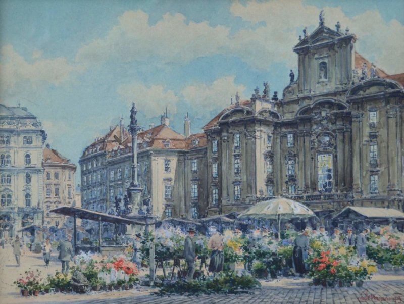 Paul Kaspar, Blumenmarkt am Hof