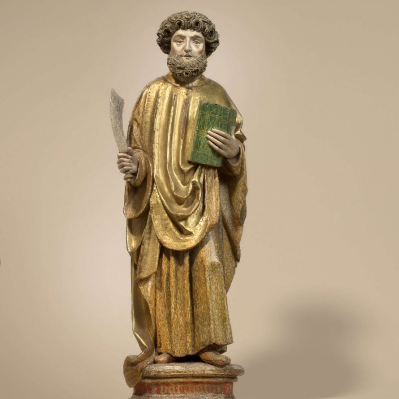 Apostel Bartholomäus, Skulptur um 1500