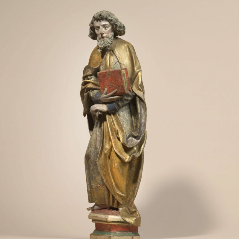 Apostel Simon, Skulptur um 1500