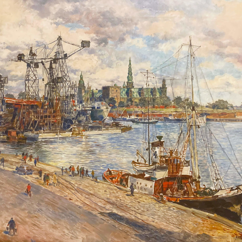 Siegfried Stoitzner, Hafen in Hamburg