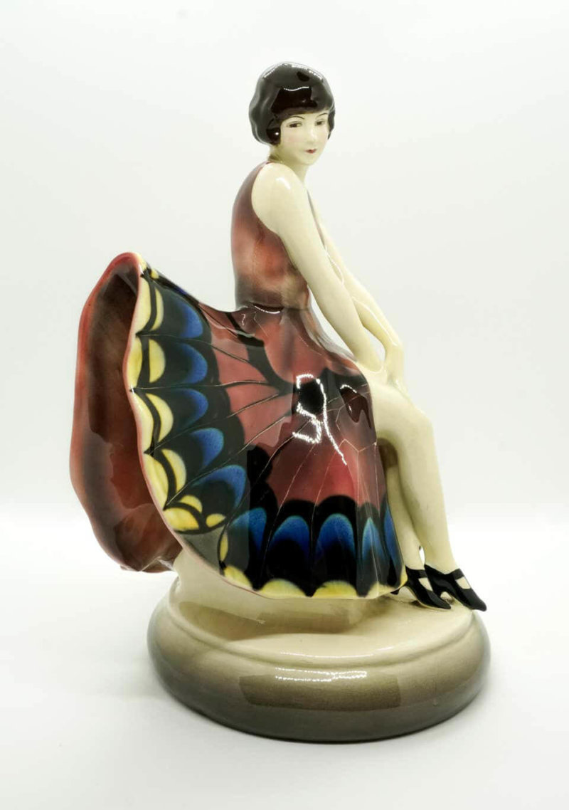 Goldscheider Keramik, Tänzerin im Schmetterlingskleid