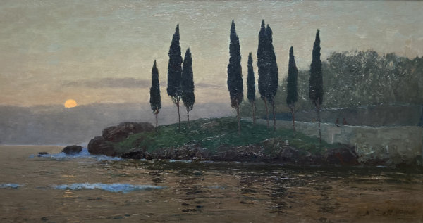 Alfred Zoff, Gardasee bei San Vigilio