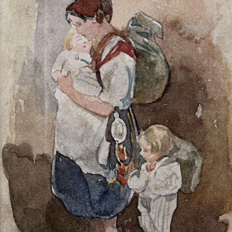 Peter Fendi, Mutter mit Kindern