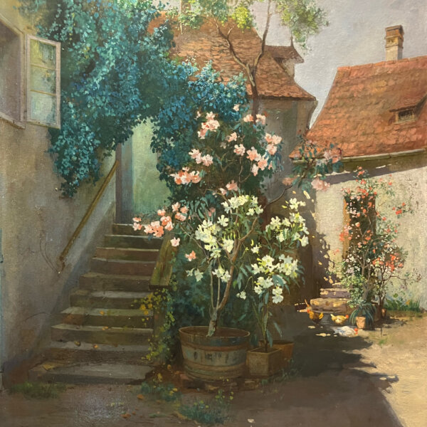 Liesl Kinzel, Blühender Innenhof