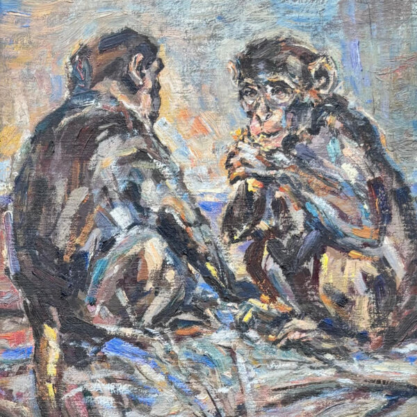 Carl Fahringer, Zwei Affen