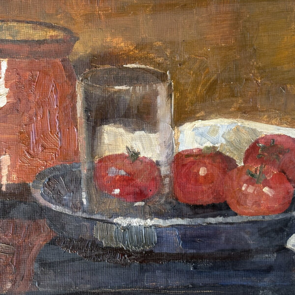 Silvia Koller, Stillleben mit Tomaten